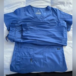 ADAR jogger scrub set. Ceil Blue size Small